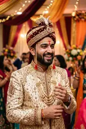 Wedding guest portrait