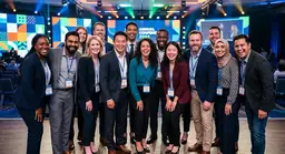 Corporate team photo